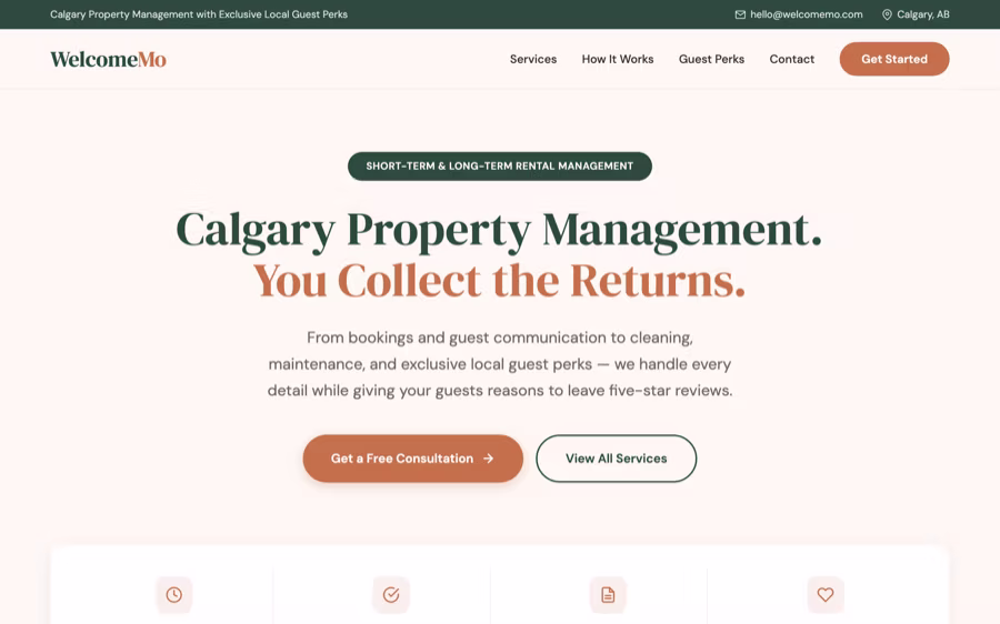 Calgary property management for short and long-term rentals